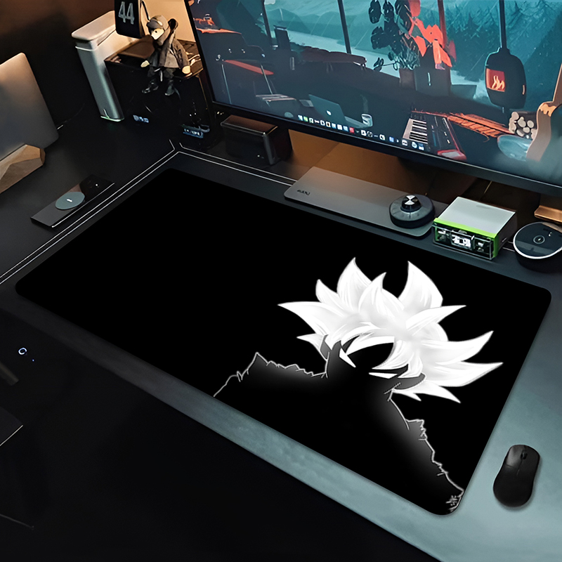 Gaming Keyboard En Mouse - DBZ Black Anime Mouse Pad Dragon