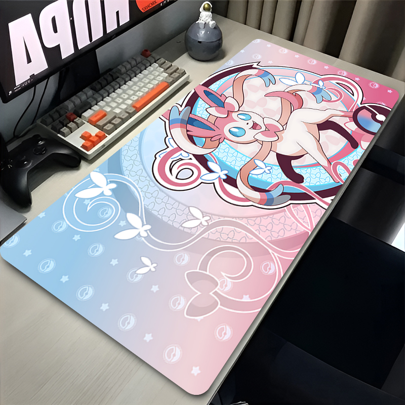Gaming Keyboard En Mouse - Large Pink Cute Mousepad XXL Gaming