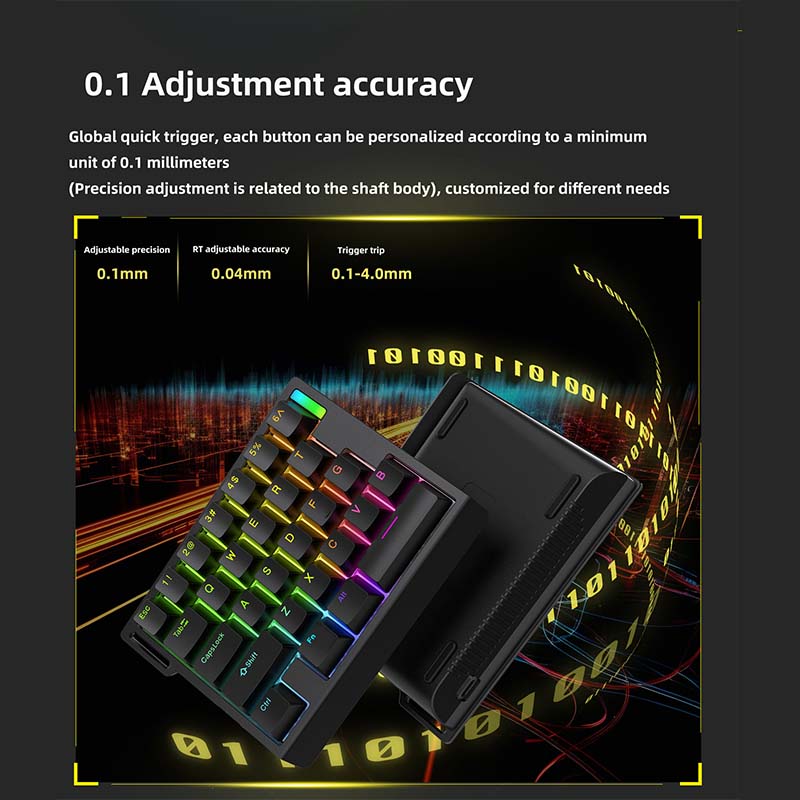 HE30 Mechanical Gaming Keyboar - огляд і ціна Gaming Keyboard Magnetic Switches