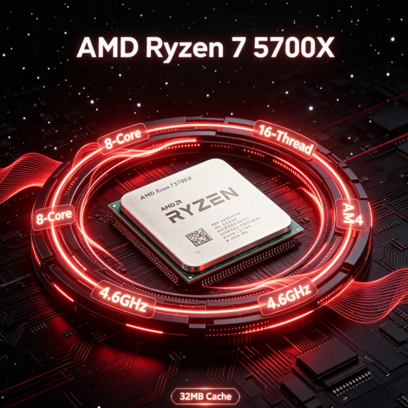 AMD Ryzen 7 5700X 8 Core 16 Th - огляд і ціна Amd Cpu Ryzen 7