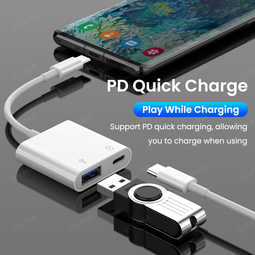 Type C To USB OTG Converter Ad - огляд і ціна Gaming Keyboard Type C