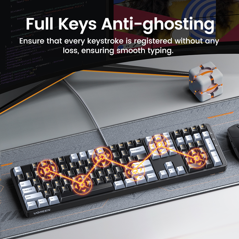 UGREEN Mechanical Keyboard 108 - огляд і ціна Keyboard Gaming Mac