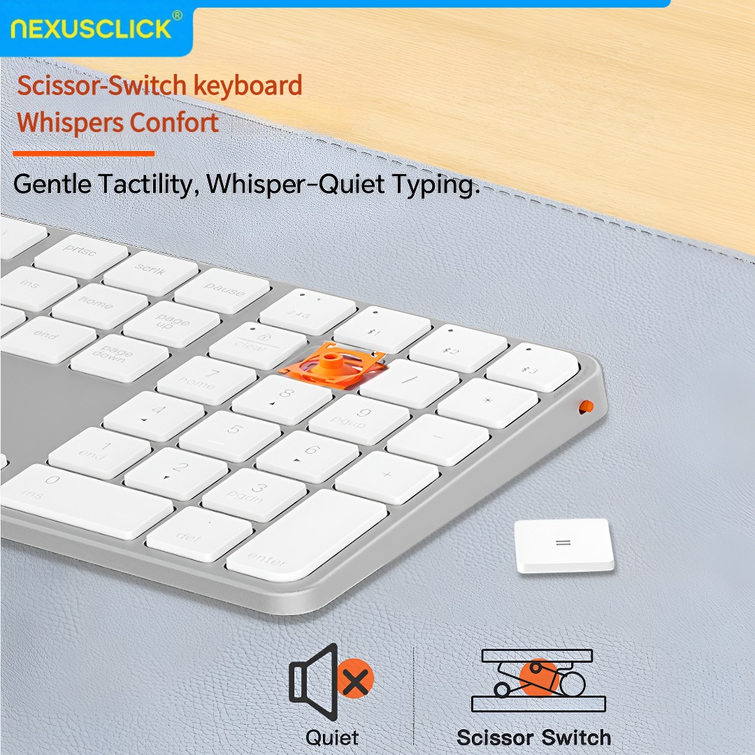 NexusClick Rechargeable Wirele - огляд і ціна Keyboard Gaming Mac