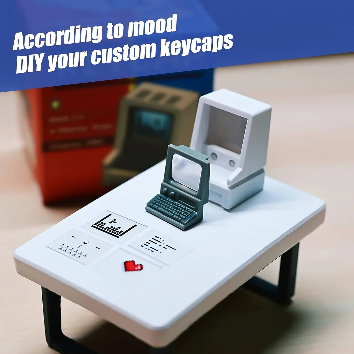 Retro Mac-Inspired Keycaps Dou - огляд і ціна Keyboard Gaming Mac