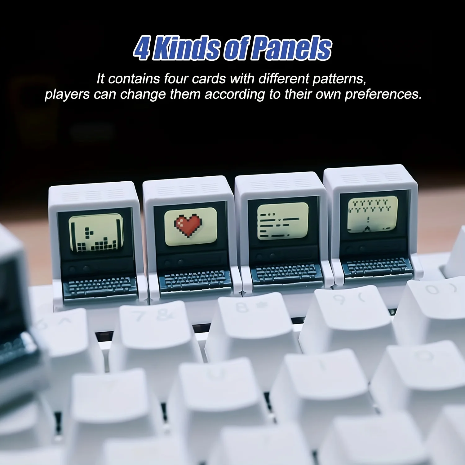 Retro Mac-Inspired Keycaps Dou - огляд і ціна Keyboard Gaming Mac