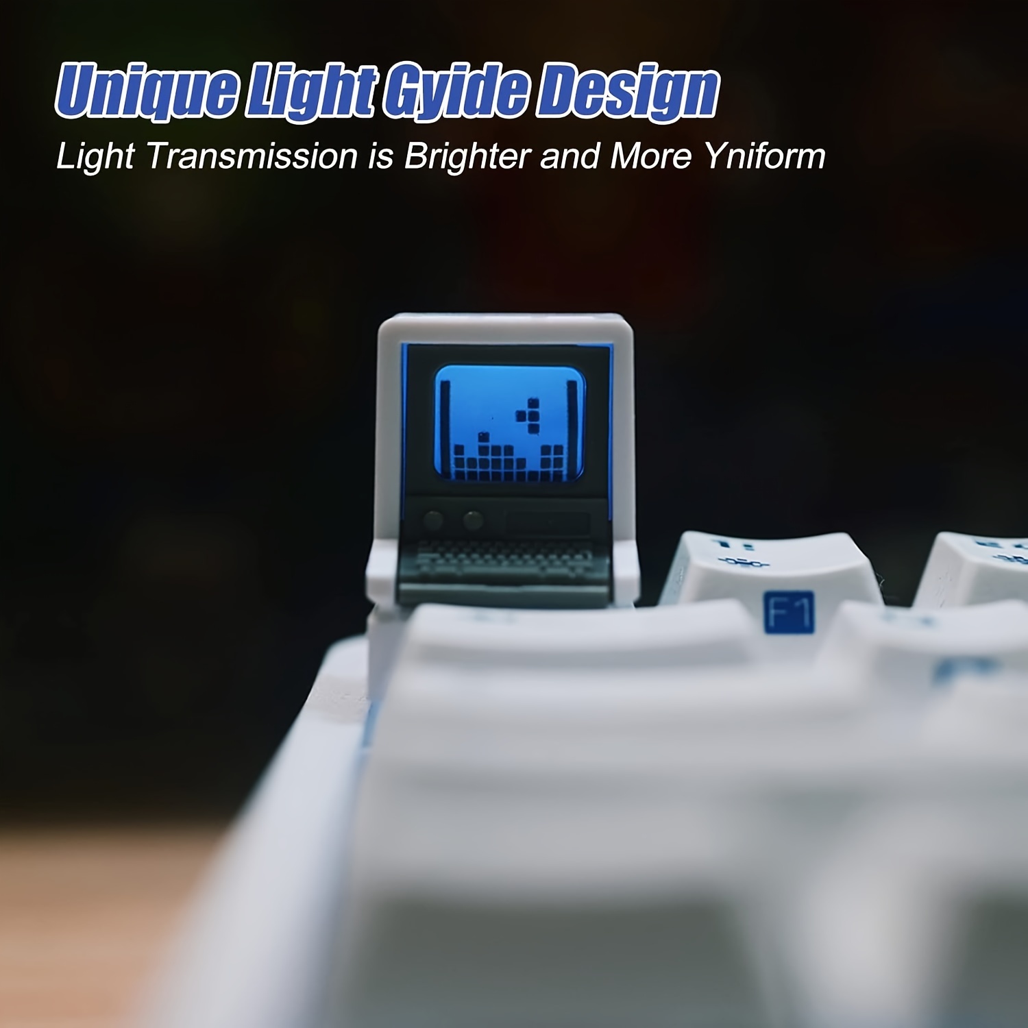 Retro Mac-Inspired Keycaps Dou - огляд і ціна Keyboard Gaming Mac