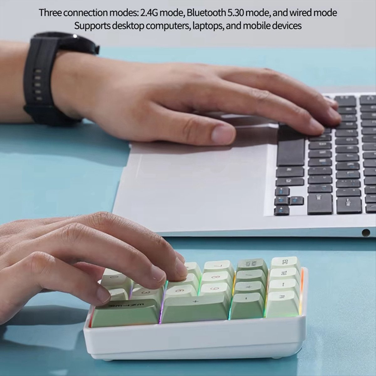 N86R 21Keys Mini Keyboard 2.4G - огляд і ціна Gaming Keyboard No Number Pad