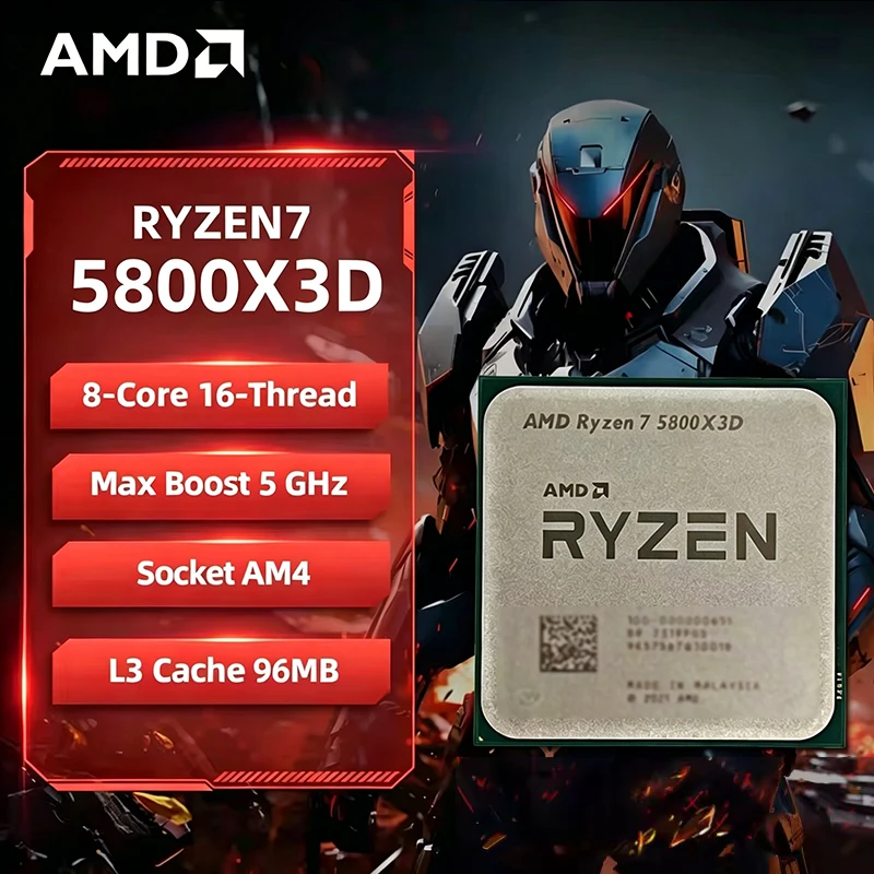 AMD Ryzen 7 5800X3D 8-Core 16- - огляд і ціна Amd Cpu Ryzen 7