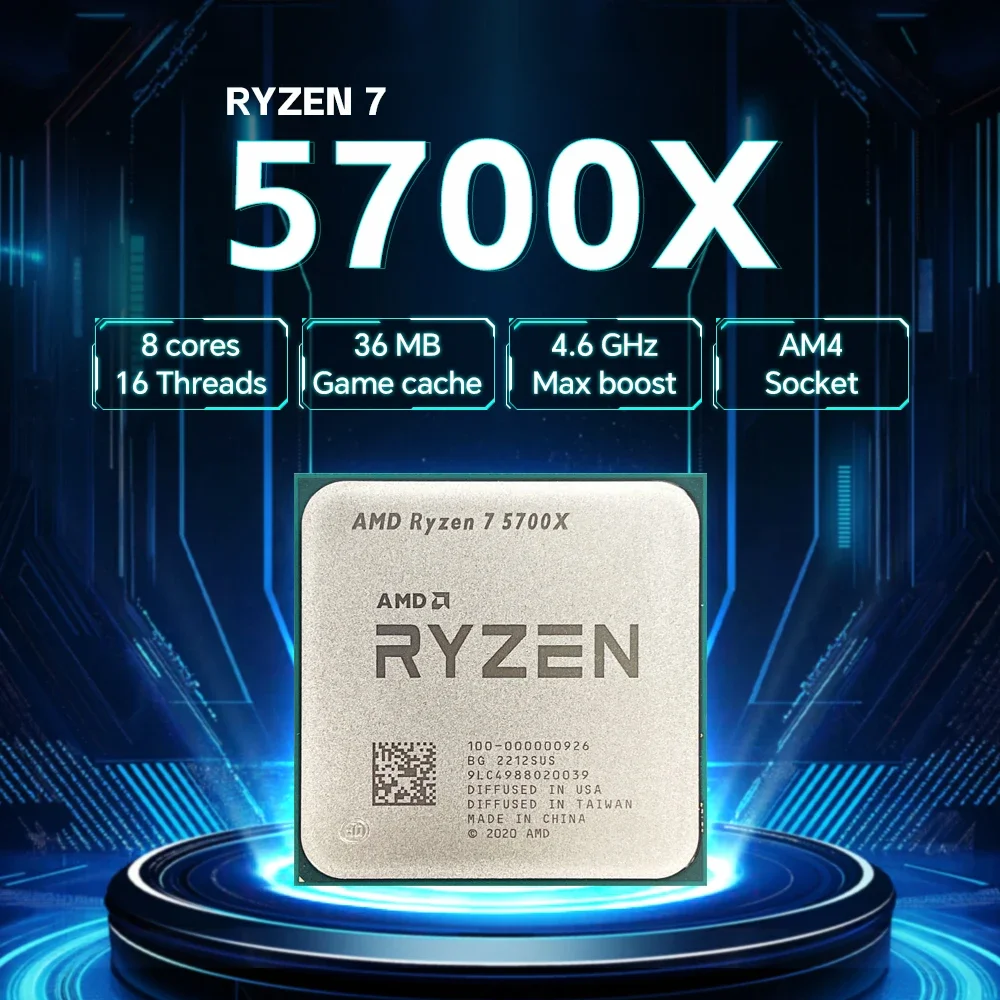 AMD Ryzen 7 5700X R7 5700X 8 C - огляд і ціна Amd Cpu Ryzen 7