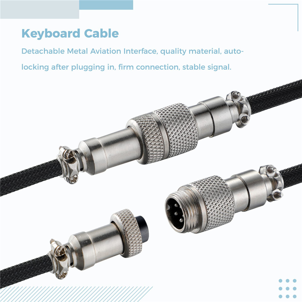 Mechanical Keyboard Coiled Cab - огляд і ціна Gaming Keyboard Type C