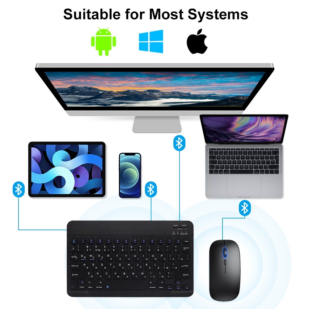 Bluetooth Keyboard and Mouse F - огляд і ціна Gaming Keyboard Ergonomic