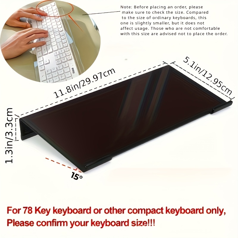 Acrylic keyboard stand, transp - огляд і ціна Gaming Keyboard Ergonomic