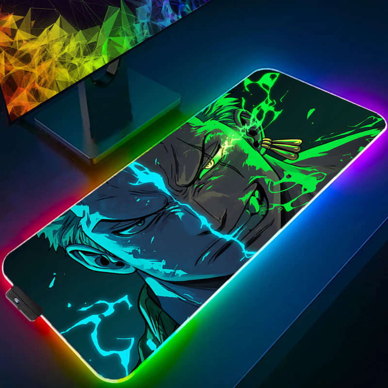 ONE PIECE Zoro Mouse Pad RGB G - огляд і ціна Gaming Keyboard En Mouse