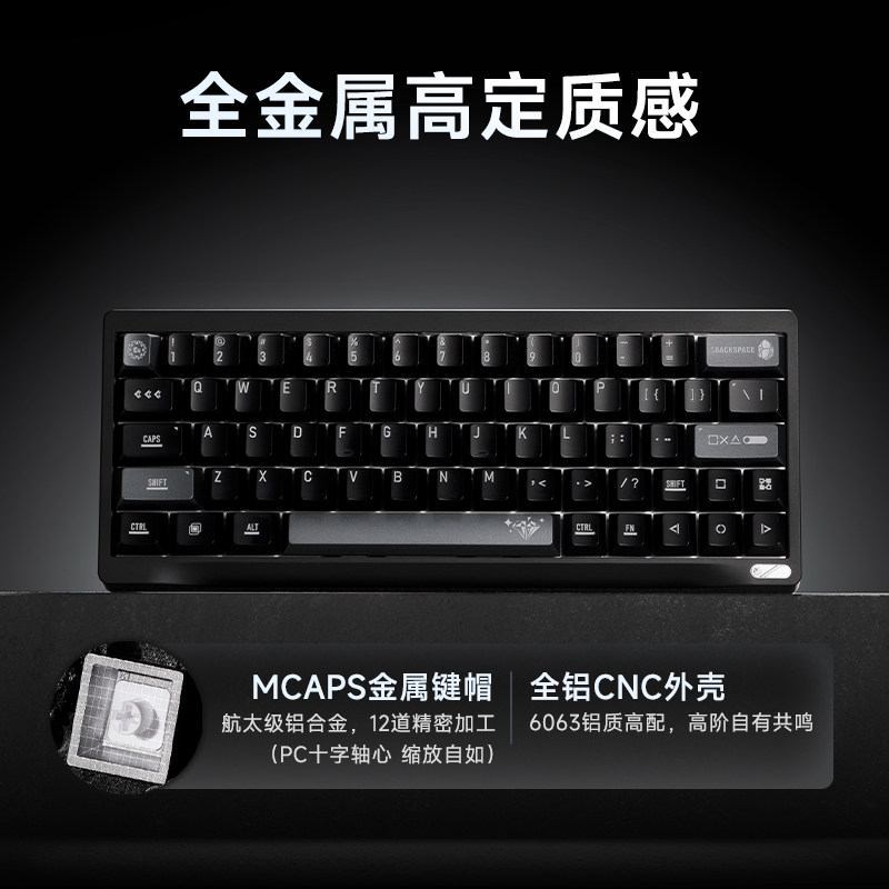 Custom Wuyan Quadrant SF60 Ful - огляд і ціна Gaming Keyboard No Number Pad