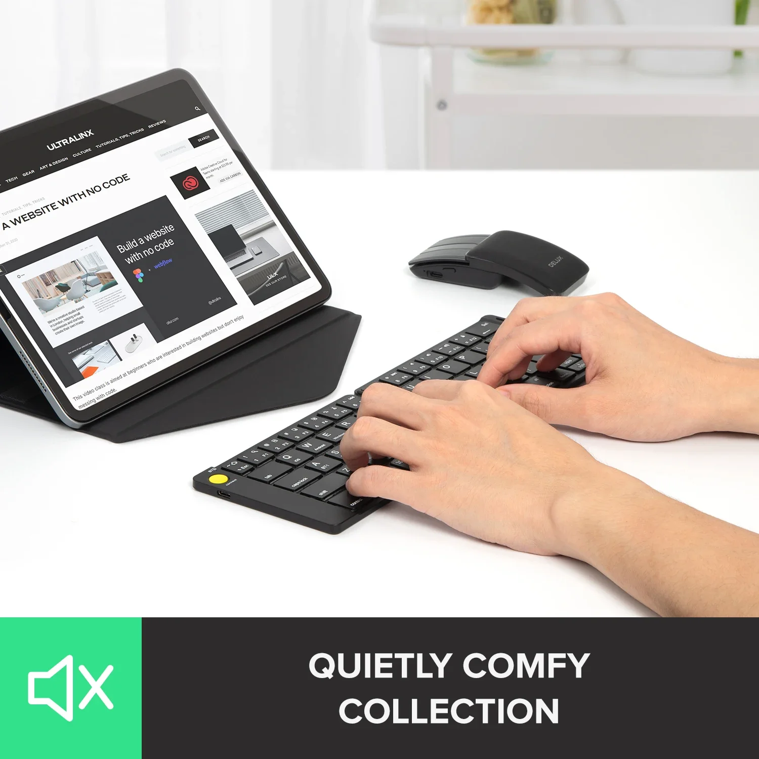 Delux Folding Keyboard Mouse S - огляд і ціна Gaming Keyboard Ergonomic