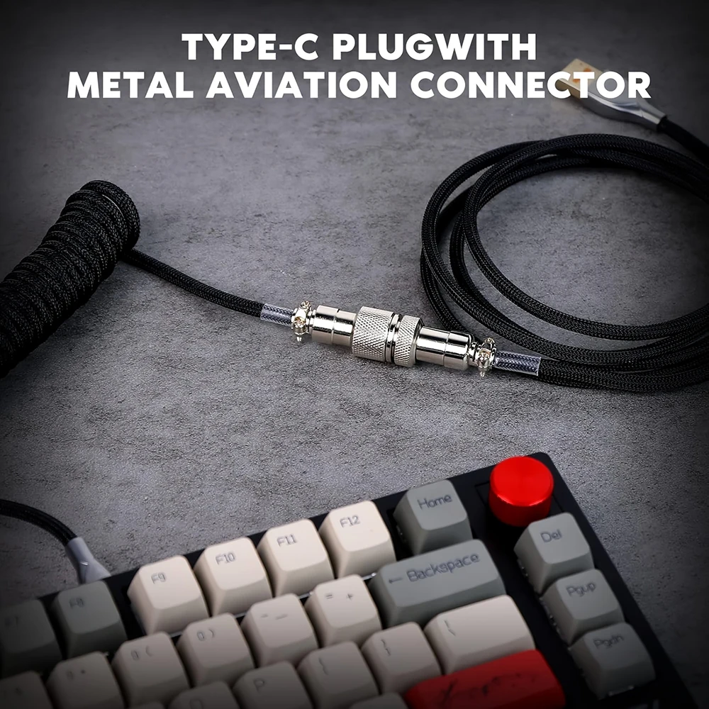 1.5m Coiled Keyboard Cable USB - огляд і ціна Coiled Usb Cable
