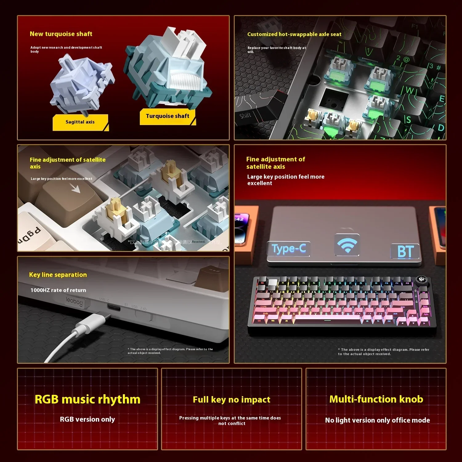 Leobog Hi75C Hi75 Hi75C Pro Al - огляд і ціна Gaming Keyboard Bundle