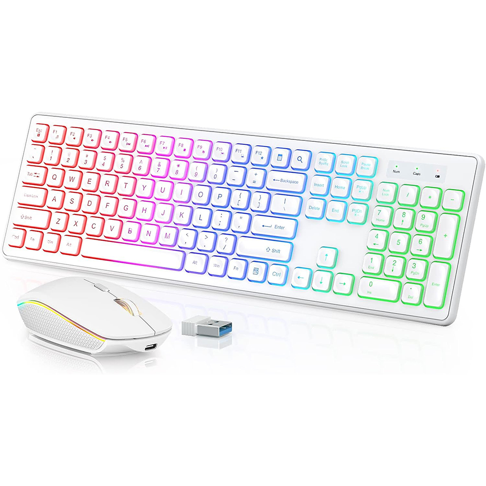 Backlit Wireless Keyboard and  - огляд і ціна Gaming Keyboard Ergonomic