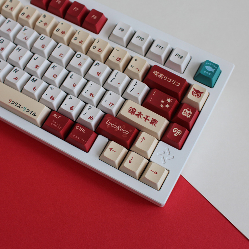 Lycoris Recoil Anime PBT Keyca - огляд і ціна Gaming Keyboard Ergonomic